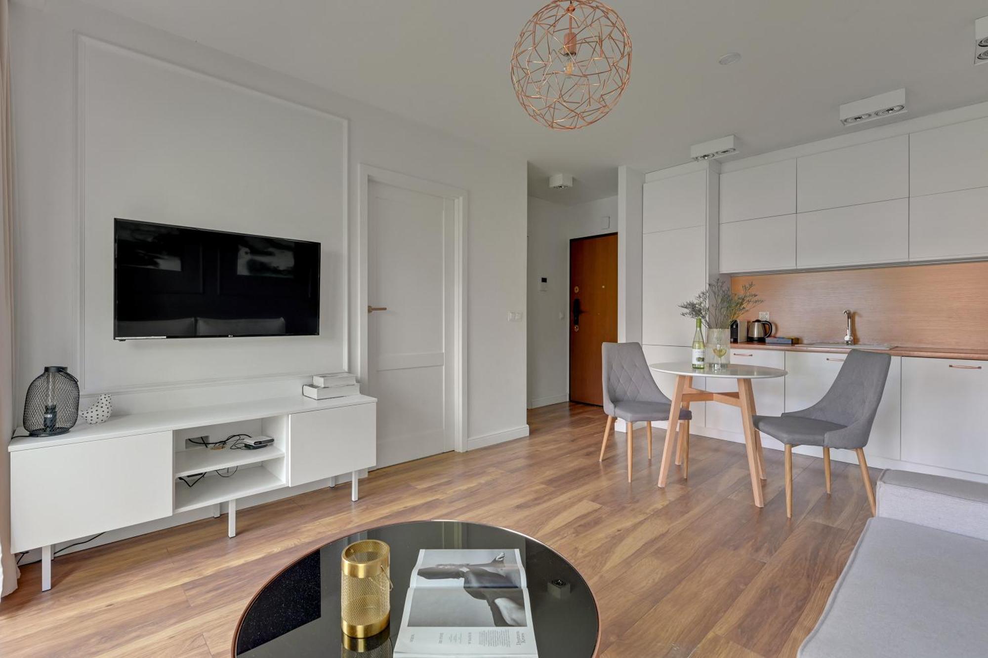 Rezydencja Wintera & Parking By Downtown Apartments Gdańsk Rum bild
